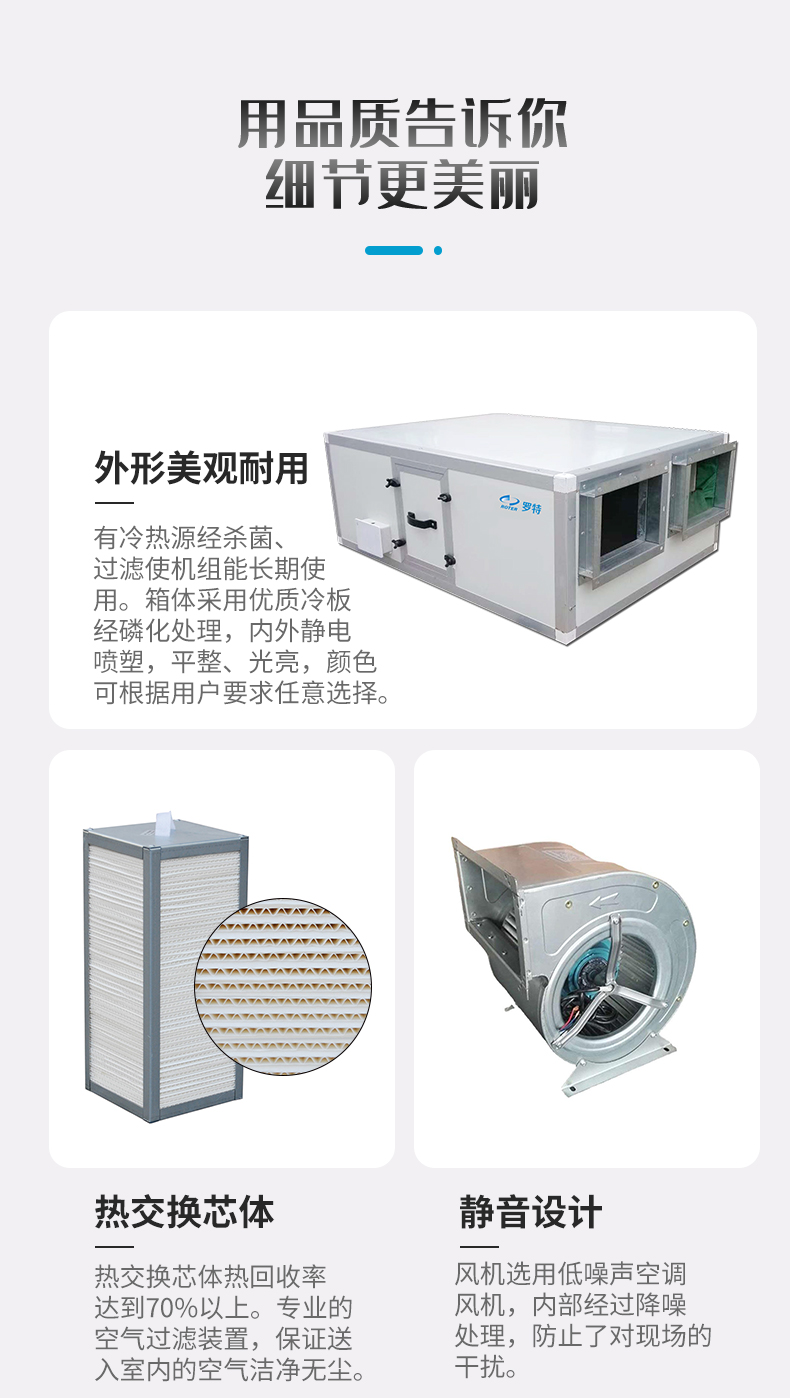 羅特中型吊頂全熱交換器